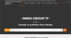 Desktop Screenshot of groupement-immobilier-17.com